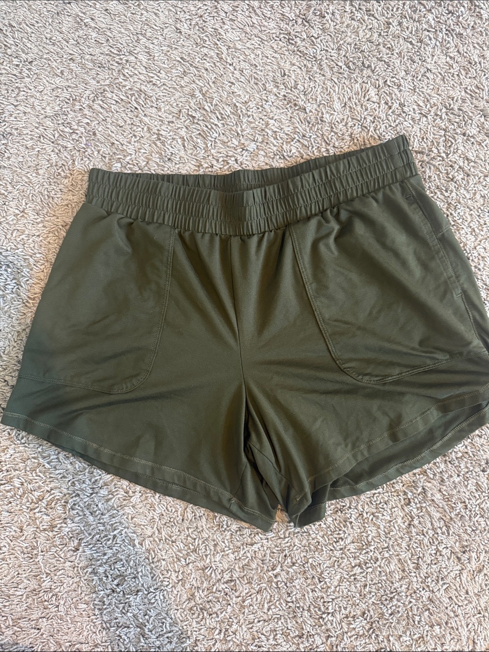 all in motion Olive Athletic Pull-On Shorts